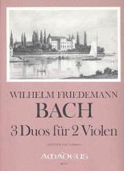 3 Duos - für 2 Violen - Wilhelm Friedemann Bach