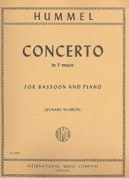 Concerto F major : for bassoon - Johann Nepomuk Hummel