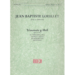 Triosonate g-Moll op.1,3 : für - Jean Baptiste (John of London) Loeillet