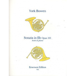 Sonata in Eb Major op.101 : for horn and piano - Edwin York Bowen