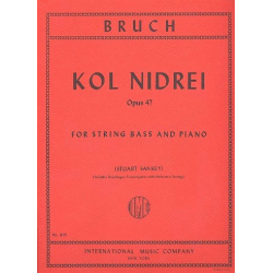 Kol nidrei op.47 : for double bass - Max Bruch