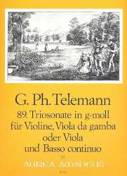 Triosonate g-Moll Nr.89 - - Georg Philipp Telemann