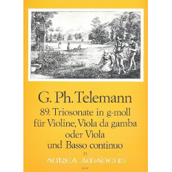 Triosonate g-Moll Nr.89 - -Georg Philipp Telemann