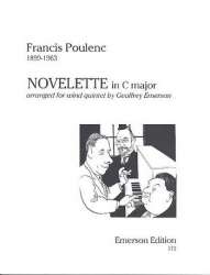 Novelette C major : for wind quintet - Francis Poulenc