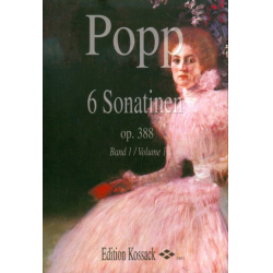 6 Sonatinen op.388 Band 1 (Nr.1-3) : - Wilhelm Popp