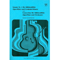 Sonate Nr.1 (Concertino) : - Gustav Gunsenheimer