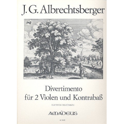 Divertimento D-Dur - für 2 Violen - Johann Georg Albrechtsberger