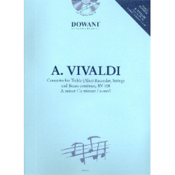 Konzert a-Moll RV108 für Altblockflöte, - Antonio Vivaldi