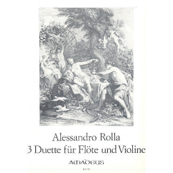 3 Duette für Flöte und Violine - Alessandro Rolla