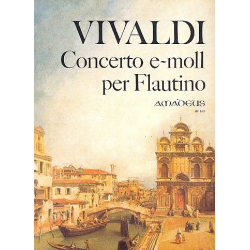 Concerto e-Moll für Sopranblockflöte - Antonio Vivaldi