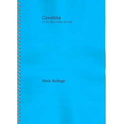 Cavatina : für Altflöte (Violine) -Henk Badings