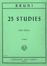 25 Studies : for viola solo - Antonio Bartolomeo Bruni