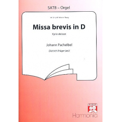 Missa brevis D-Dur (SATB) - Johann Pachelbel / Arr. Dietrich Krüger