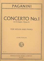 Concerto d Major no.1 op.6 : for - Niccolo Paganini