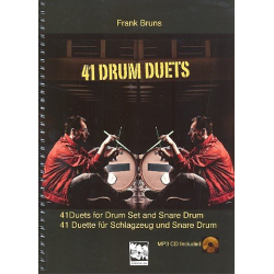 41 Drum Duets (+mp3-CD) : - Frank Bruns