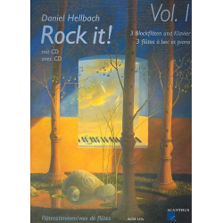 Rock it - für 3 Blockflöten (+CD) - Daniel Hellbach