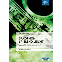 Saxophon spielend leicht Band B (Teil 3-4) -Jean-Marie Londeix