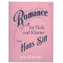 Romance op.72 - für Viola uned Klavier - Hans Sitt