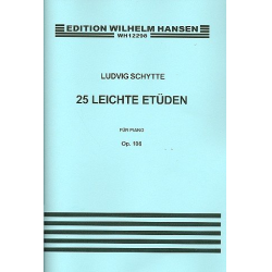 25 leichte Etüden op.108 : -Ludvig Theodor Schytte