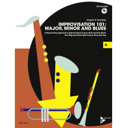 Improvisation vol.101 - Major, Minor and Blues (+CD) - - Gregory W. Yasinitsky