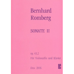 Sonate C-Dur op.43,2 - für Violincello - Bernhard Romberg