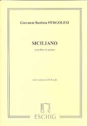 Siciliano : für Oboe (Flöte) - Giovanni Battista Pergolesi