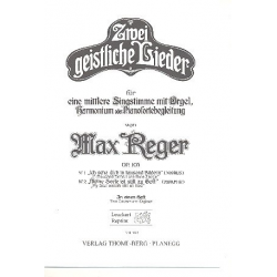 2 geistliche Lieder op.105 : für -Max Reger