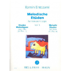 Melodische Etüden Band 3 : - Ramin Entezami