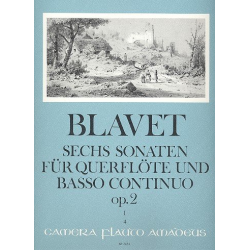 6 Sonaten op.2 Band 1 (Nr.1-3) - - Michel Blavet