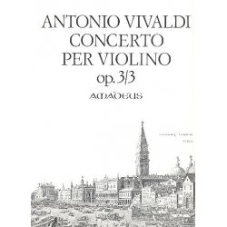 Konzert G-Dur op.3,3 für Violine, Streichorchester u. BC - - Antonio Vivaldi