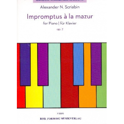 Impromptus à la mazur op.7 - - Alexander Skrjabin / Scriabin