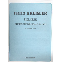 Melodie : for violin and piano - Christoph Willibald Gluck