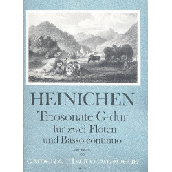 Triosonate G-Dur - für 2 Flöten - Johann David Heinichen