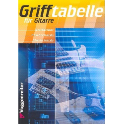 Grifftabelle : für Gitarre - Norbert Opgenoorth