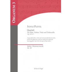 Quartett G-Dur op.20,1 - Ignaz Joseph Pleyel / Arr. Hans Albrecht