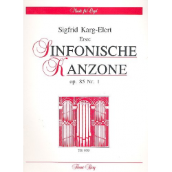 Sinfonische Kanzone op.85,1 : -Sigfrid Karg-Elert