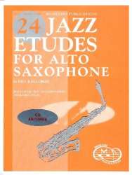 24 Jazz Etudes (+CD) : for alto - Bill Holcombe