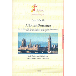 A British Romance : for 2 flutes and 2 clarinets - Peter Bernard Smith