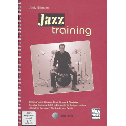 Jazz Training (+DVD) : für Schlagzeug - Andy Gillmann