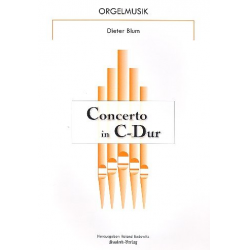 Konzert C-Dur : für Orgel - Dieter Blum