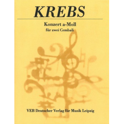 Konzert a-Moll : für 2 Cembali - Johann Ludwig Krebs
