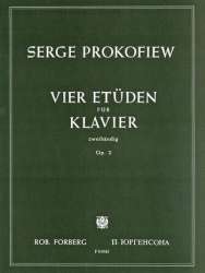 4 Etüden op.2 : für Klavier - Sergei Prokofieff