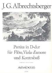 Partita D-Dur - für Flöte, - Johann Georg Albrechtsberger