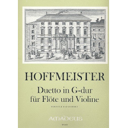 Duett G-Dur - für Flöte und Violine - Franz Anton Hoffmeister