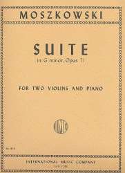 Suite g minor op.71 : for 2 violins - Moritz Moszkowski