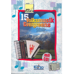 15 Volksmusik Evergreens (+CD) :