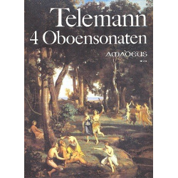 4 Sonaten - für Oboe und BC -Georg Philipp Telemann