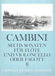 6 Sonaten - für Flöte und - Giuseppe Maria Gioaccino Cambini
