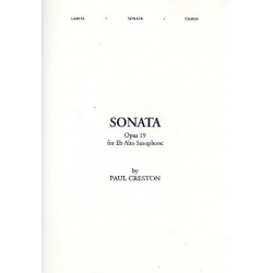 Sonata op.19 : for Es alto saxophone - Paul Creston