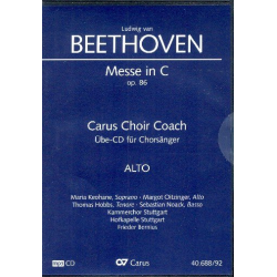 Messe C-Dur op.86 - Chorstimme Alt - -Ludwig van Beethoven